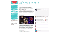 Desktop Screenshot of metisse-music.com