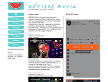Tablet Screenshot of metisse-music.com
